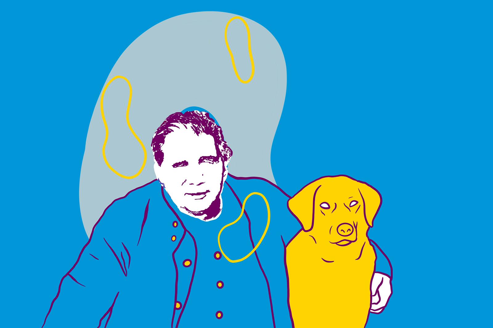 Tekening van Jan Taco Bosma, Overijssel & Gelderland-Noord